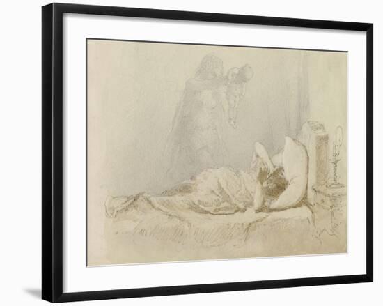 Nightmare; Cauchemar, 1901-Mihaly von Zichy-Framed Giclee Print