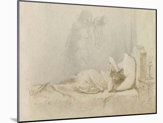 Nightmare; Cauchemar, 1901-Mihaly von Zichy-Mounted Giclee Print