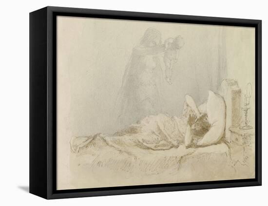 Nightmare; Cauchemar, 1901-Mihaly von Zichy-Framed Stretched Canvas