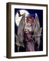 Nightmare Fae 1-Linda Ravenscroft-Framed Giclee Print