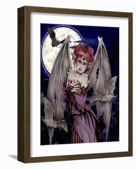 Nightmare Fae 1-Linda Ravenscroft-Framed Giclee Print