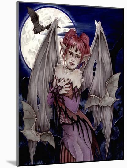 Nightmare Fae 1-Linda Ravenscroft-Mounted Giclee Print