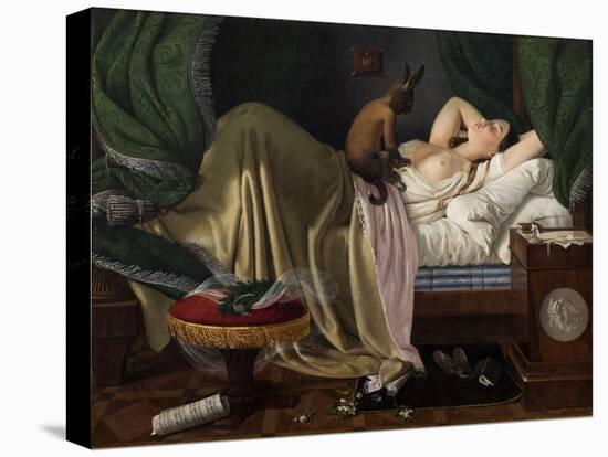 Nightmare (Mareridt) Par Blunck, Ditlev (Detlef) (1798-1854). Oil on Canvas, 1846, Nivaagaards Male-Ditlev Conrad Blunck-Stretched Canvas