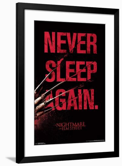 Nightmare On Elm Street- Never Sleep Again-null-Framed Poster