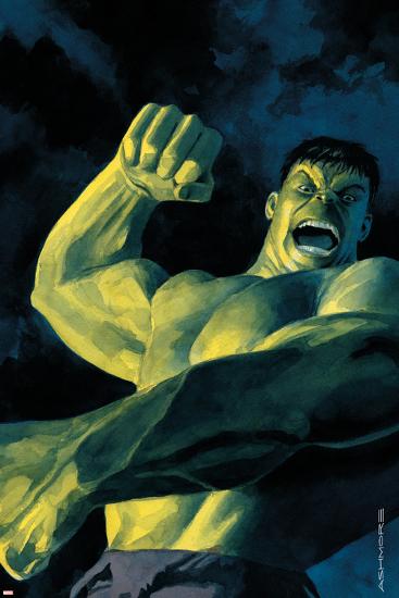 NightMerica No.5 Cover: Hulk-null-Lamina Framed Poster
