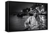Nights on the Ganges-Piet Flour-Framed Stretched Canvas