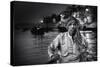 Nights on the Ganges-Piet Flour-Stretched Canvas
