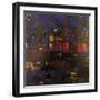 Nightscape - Harbour-Sarah Medway-Framed Giclee Print