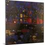 Nightscape - Harbour-Sarah Medway-Mounted Giclee Print