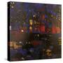 Nightscape - Harbour-Sarah Medway-Stretched Canvas