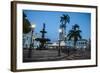 Nightshoot of the 16 Do Novembro Square-Michael Runkel-Framed Photographic Print