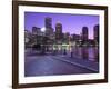 Nighttime Boston, Massachusetts-John Coletti-Framed Photographic Print