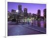 Nighttime Boston, Massachusetts-John Coletti-Framed Photographic Print