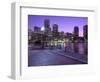 Nighttime Boston, Massachusetts-John Coletti-Framed Photographic Print