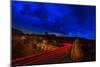 Nighttime Desert Road Trip-Steve Gadomski-Mounted Photographic Print