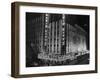 Nighttime Exterior of Radio City Music Hall-Bernard Hoffman-Framed Photographic Print