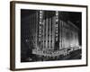 Nighttime Exterior of Radio City Music Hall-Bernard Hoffman-Framed Photographic Print