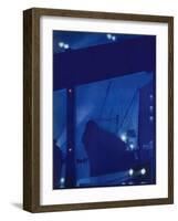 "Nighttime in Port," January 13, 1940-Ski Weld-Framed Giclee Print