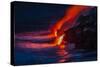 Nighttime Lava Flow, the Big Island, Kilauea, Hawaii, USA-Jaynes Gallery-Stretched Canvas