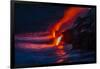 Nighttime Lava Flow, the Big Island, Kilauea, Hawaii, USA-Jaynes Gallery-Framed Photographic Print