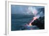 Nighttime Lava Flow, the Big Island, Kilauea, Hawaii, USA-Jaynes Gallery-Framed Photographic Print