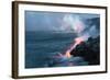 Nighttime Lava Flow, the Big Island, Kilauea, Hawaii, USA-Jaynes Gallery-Framed Photographic Print