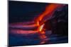 Nighttime Lava Flow, the Big Island, Kilauea, Hawaii, USA-Jaynes Gallery-Mounted Photographic Print