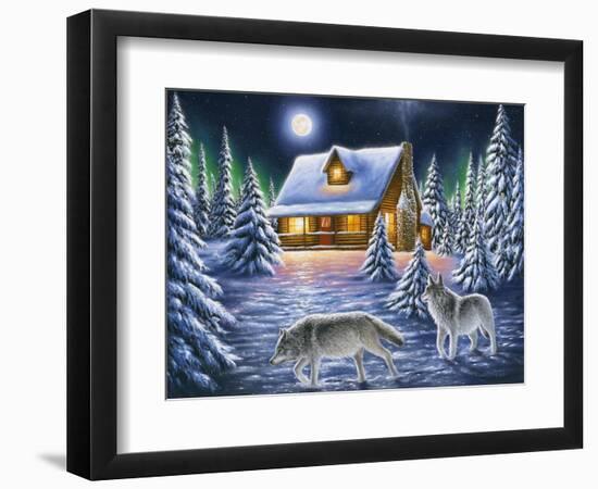 Nighttime Prowl-Chuck Black-Framed Giclee Print