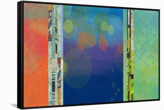 Nighttime Two-Jan Weiss-Framed Stretched Canvas