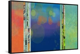 Nighttime Two-Jan Weiss-Framed Stretched Canvas