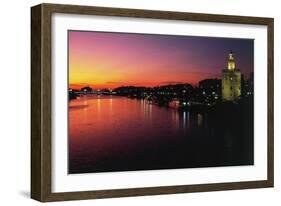 Nighttime View of Golden Tower-null-Framed Giclee Print