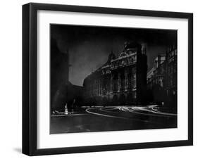 Nighttime View of Regent Street in the Piccadilly Circus Section of the City-Margaret Bourke-White-Framed Photographic Print