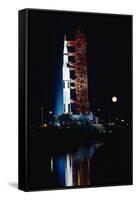 Nighttime View of the Apollo 17 Spacecraft-null-Framed Stretched Canvas