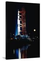 Nighttime View of the Apollo 17 Spacecraft-null-Stretched Canvas