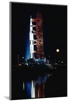 Nighttime View of the Apollo 17 Spacecraft-null-Mounted Photographic Print