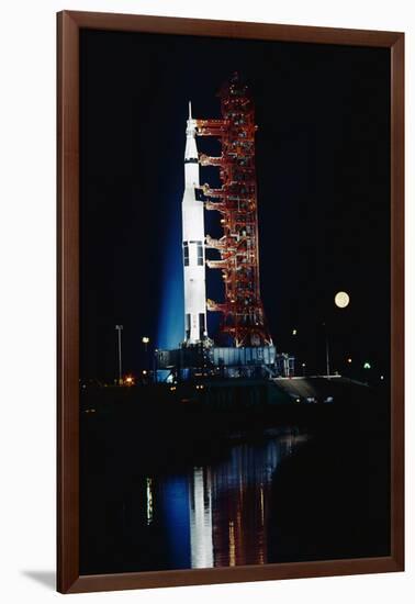 Nighttime View of the Apollo 17 Spacecraft-null-Framed Photographic Print