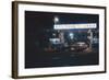 Nighttime View of the Cars at the Entrance to the Detroit-Windsor Tunnel, Detroit, Michigan, 1959-Fritz Goro-Framed Photographic Print