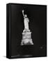 Nighttime View of the Statue of Liberty-null-Framed Stretched Canvas