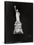 Nighttime View of the Statue of Liberty-null-Stretched Canvas
