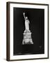 Nighttime View of the Statue of Liberty-null-Framed Premium Photographic Print