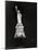 Nighttime View of the Statue of Liberty-null-Mounted Photographic Print