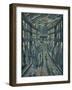 Nightwalkers  2020 (sited gesso on wood)-PJ Crook-Framed Giclee Print