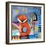 Nighty Nite Fox-Wyanne-Framed Giclee Print