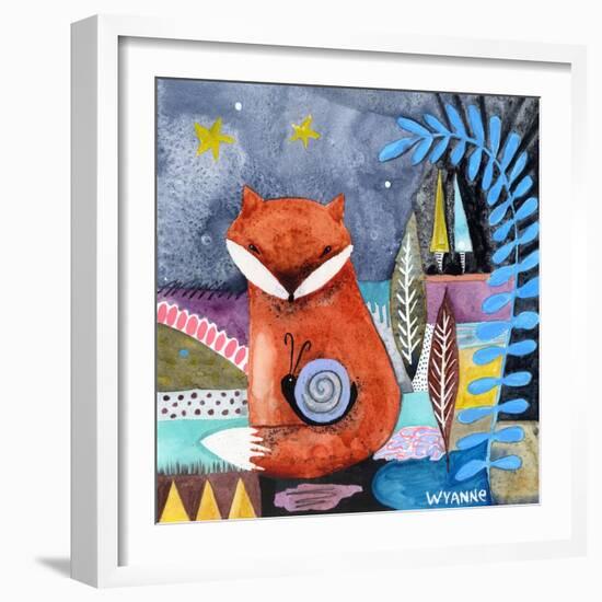 Nighty Nite Fox-Wyanne-Framed Giclee Print