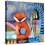 Nighty Nite Fox-Wyanne-Stretched Canvas