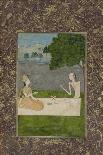 Laila and Majnun Converse Beneath a Tree, C.1730-Nihal Chand-Giclee Print