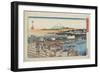 Nihon-Bashi Bridge-Utagawa Hiroshige-Framed Giclee Print