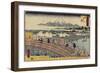 Nihonbashi Bridge, 1830-1858-Utagawa Hiroshige-Framed Giclee Print