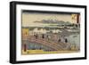 Nihonbashi Bridge, 1830-1858-Utagawa Hiroshige-Framed Giclee Print