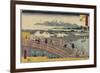 Nihonbashi Bridge, 1830-1858-Utagawa Hiroshige-Framed Giclee Print